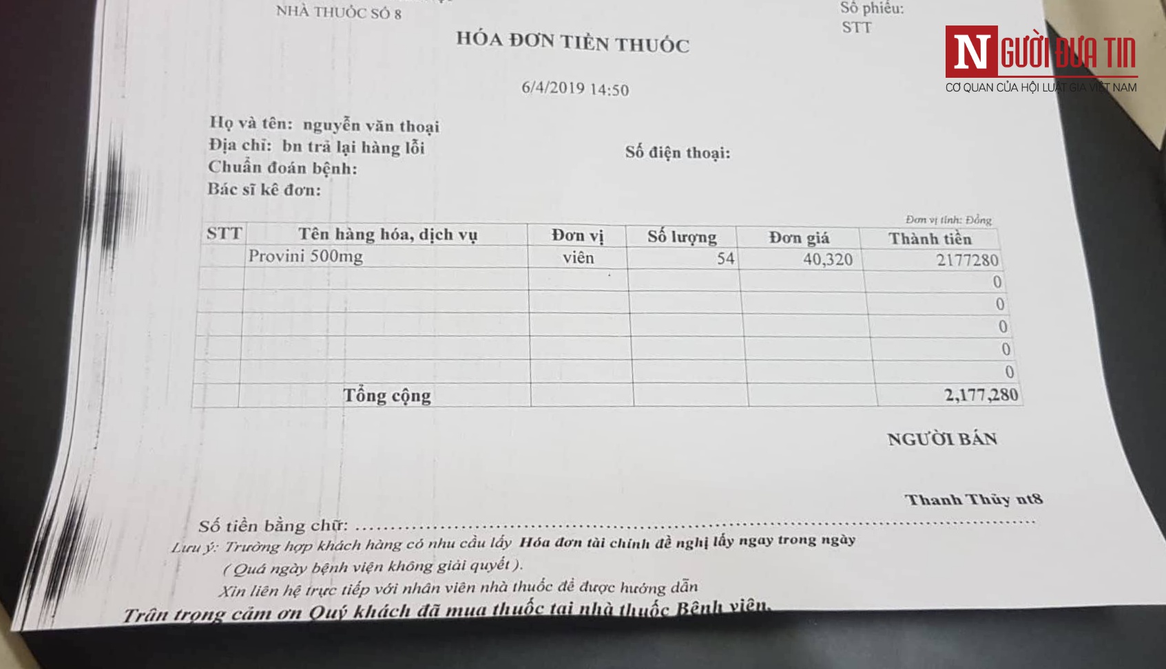 Tin nhanh - Quầy thuốc của bệnh viện Bạch Mai bị tố bán thuốc kém chất lượng