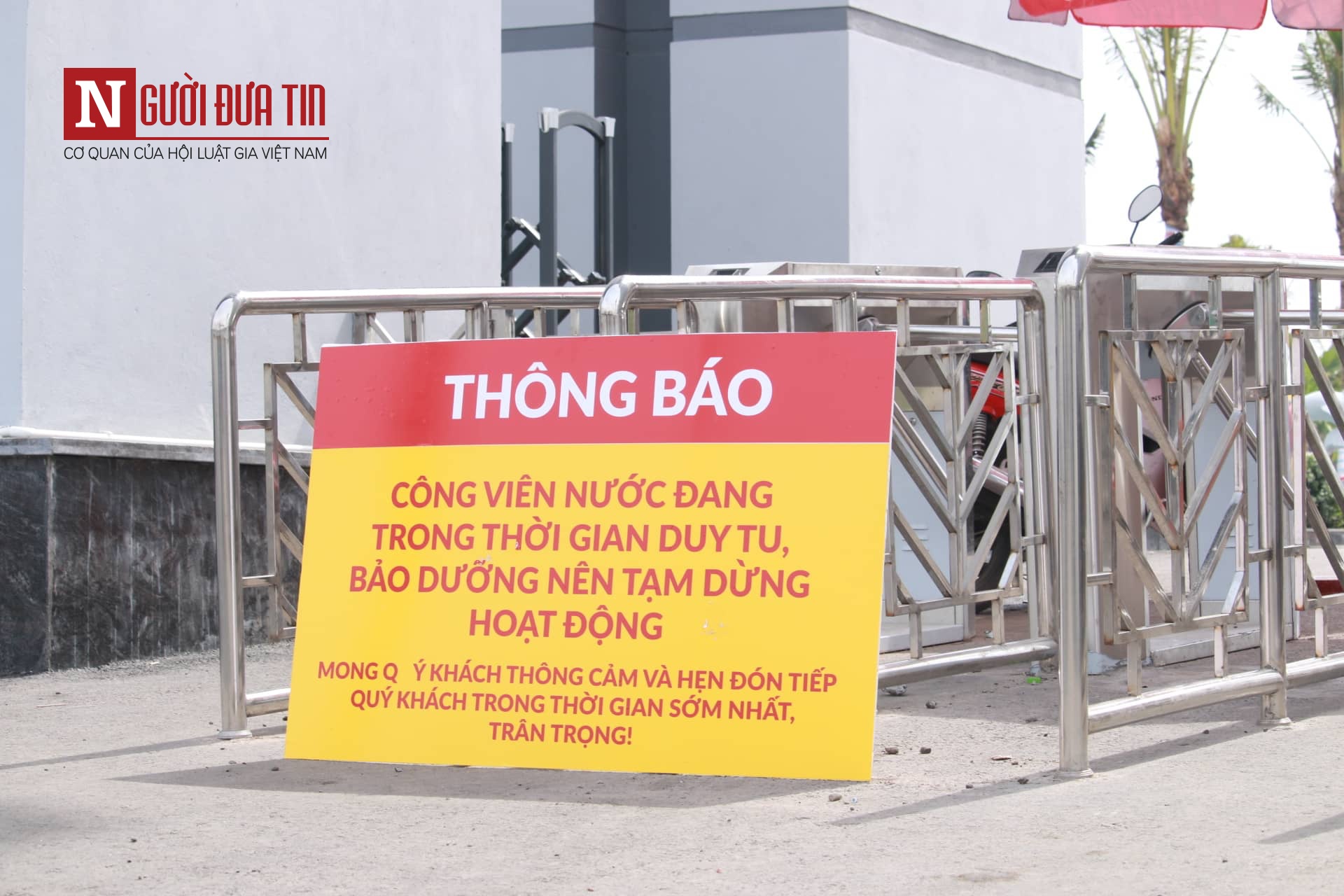 Tin nhanh - Sau 3 ngày khai trương, công viên nước hiện đại nhất Thủ đô tạm dừng hoạt động  (Hình 2).