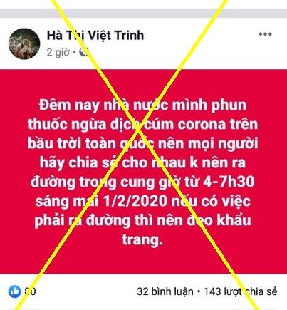 An ninh - Hình sự - Tung tin sai sự thật về dịch Corona, hotgirl Bắc Ninh bị xử phạt 12,5 triệu đồng (Hình 2).