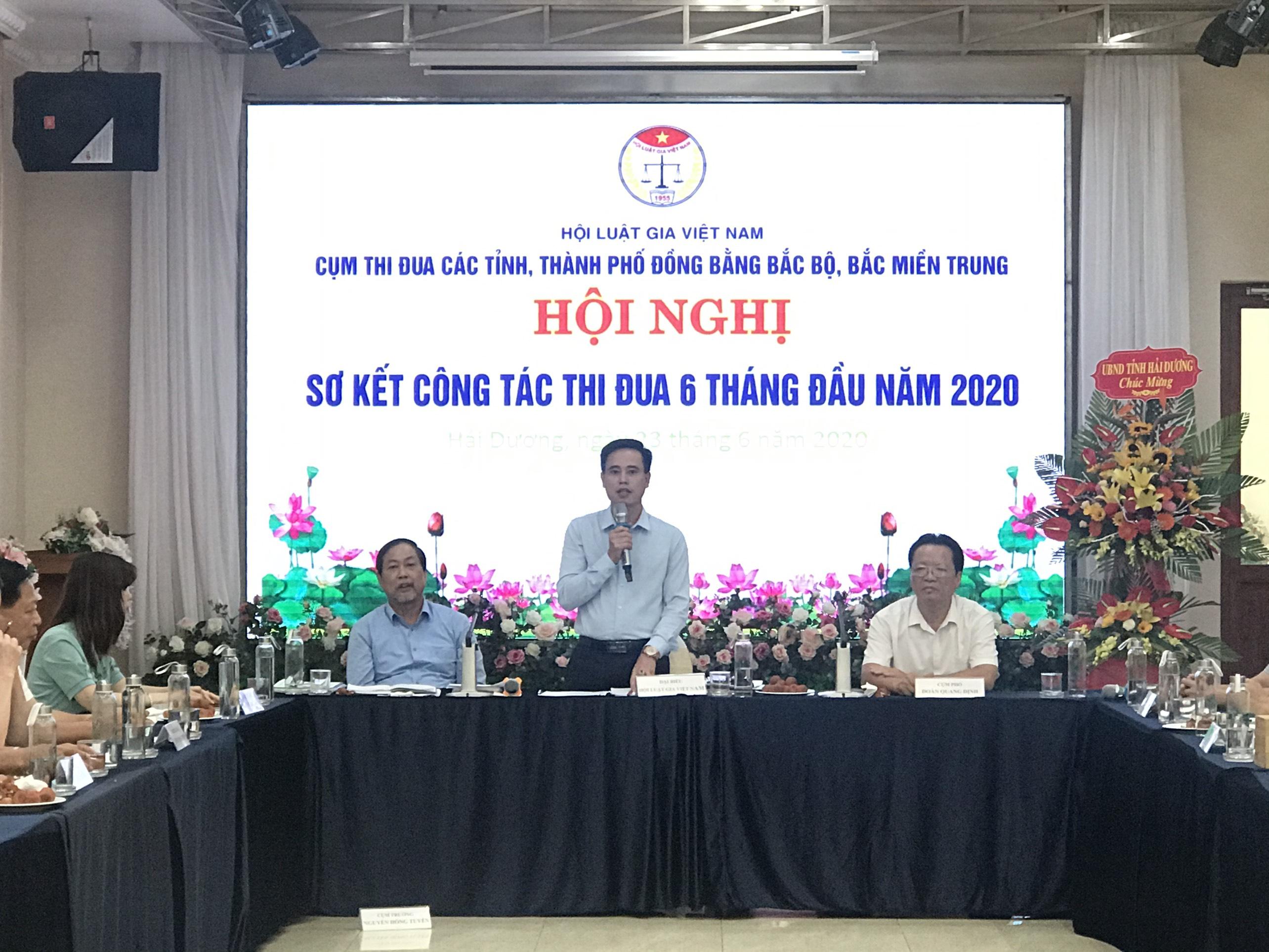 Tin nhanh - Hội nghị sơ kết Cụm thi đua hội Luật gia các tỉnh đồng bằng Bắc Bộ và Bắc Miền Trung (Hình 2).