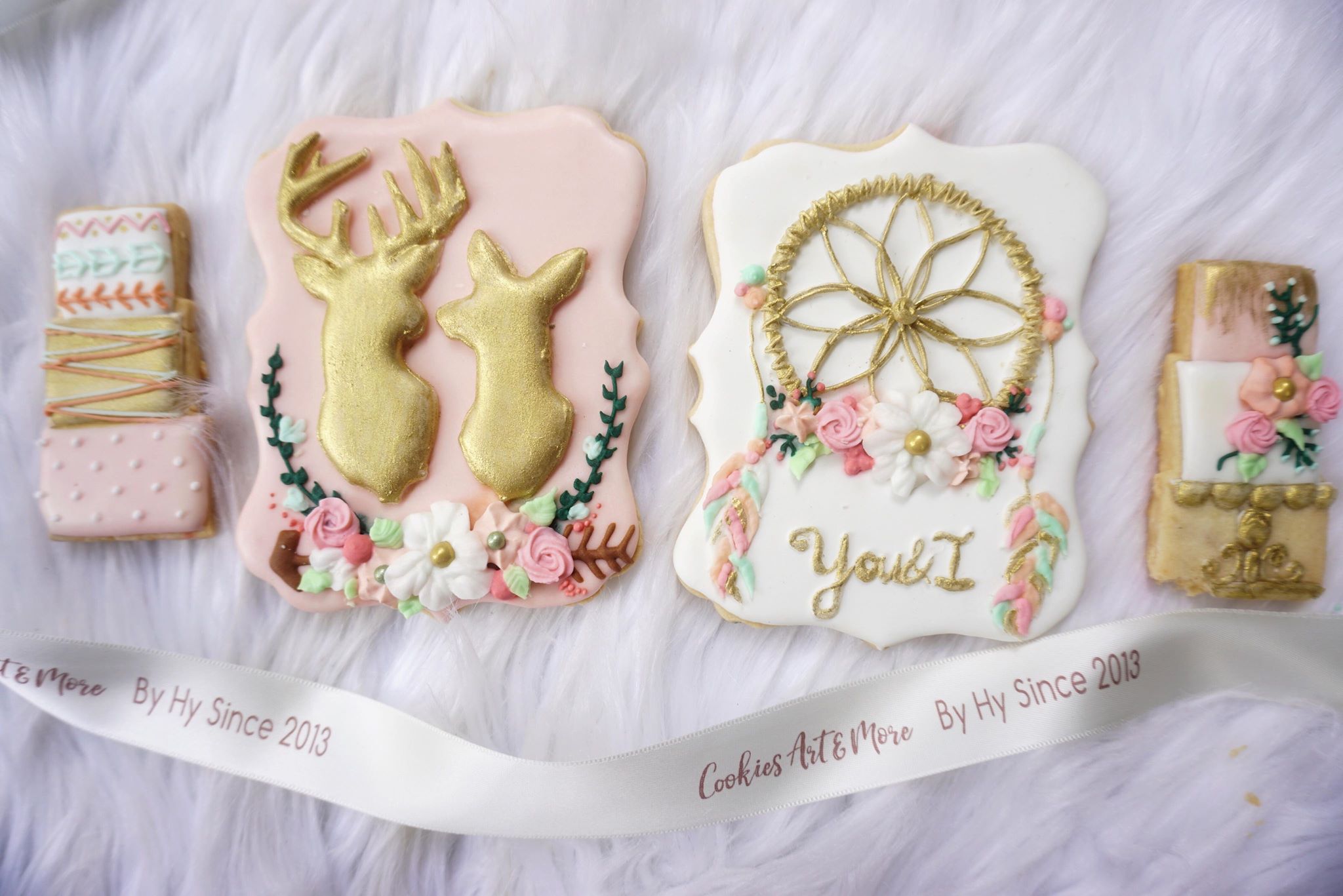 Cộng đồng mạng - Cô nàng tạo ra những chiếc bánh Cookies Art phiên bản mùa cưới đầy mê hoặc