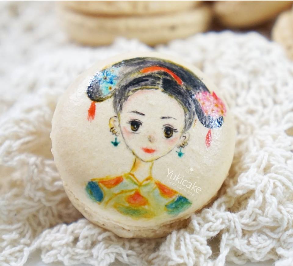 Gia đình - Ngắm dung nhan nàng Ngụy Anh Lạc của Diên Hi Cung trên bánh macaron (Hình 4).