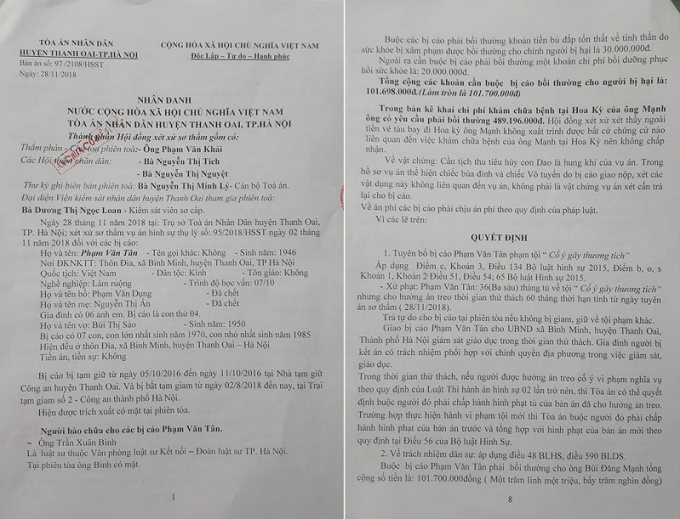 An ninh - Hình sự - Ngày mai (20/3), xử phúc thẩm vụ án chém người gây thương tích 37% nhưng được hưởng án treo (Hình 4).