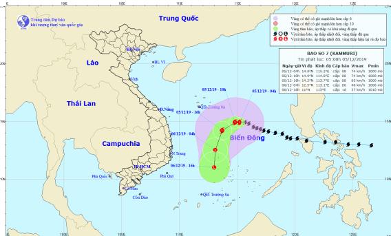 Tin nhanh - Tin mới nhất về Bão số 7: Liên tục chuyển hướng, suy yếu thành áp thấp