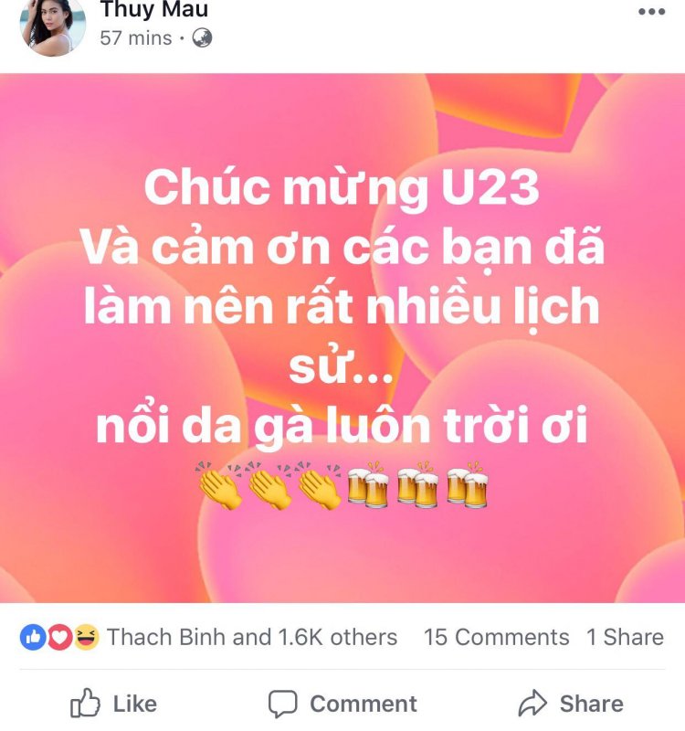 Người mẫu Mâu Thuỷ.