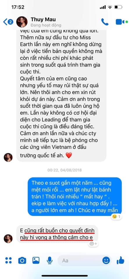 Sự kiện - Bị tố đòi 5 tỷ, ông bầu Phúc Nguyễn bức xúc: 'Mâu Thủy kém thông minh và đố kị với Phương Khánh' (Hình 3).