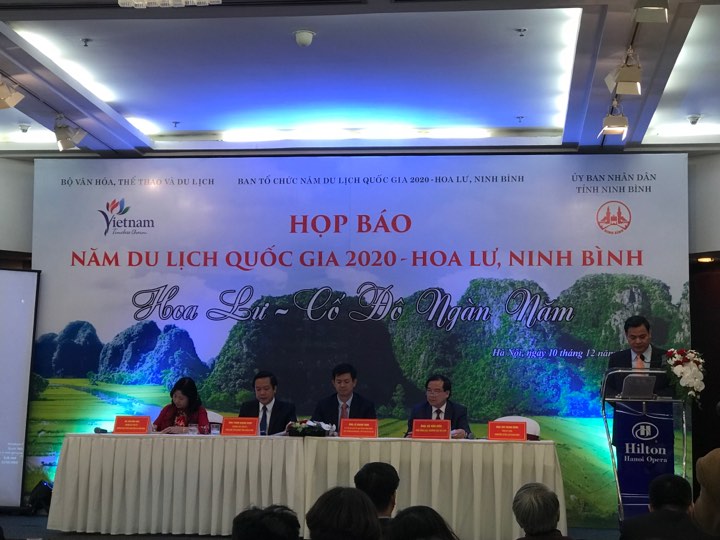 Văn hoá - Ninh Bình đăng cai Năm Du lịch Quốc gia 2020 với chủ đề “Hoa Lư – Cố đô ngàn năm”