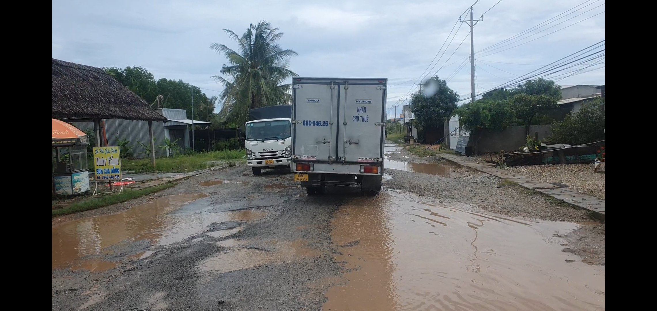 Dân sinh - Kiên Giang: Mưa bão kéo dài, Quốc lộ 80 hư hỏng nghiêm trọng