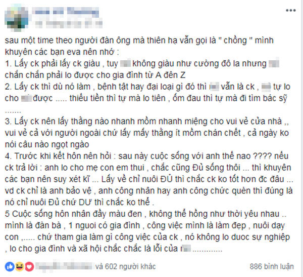 Tâm sự - Vợ trẻ đưa ra lời khuyên… chọn chồng tốt bị hội chị em “ném đá” 