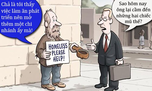 Cộng đồng mạng - Tối cười: Khi người ăn xin mở thêm chi nhánh