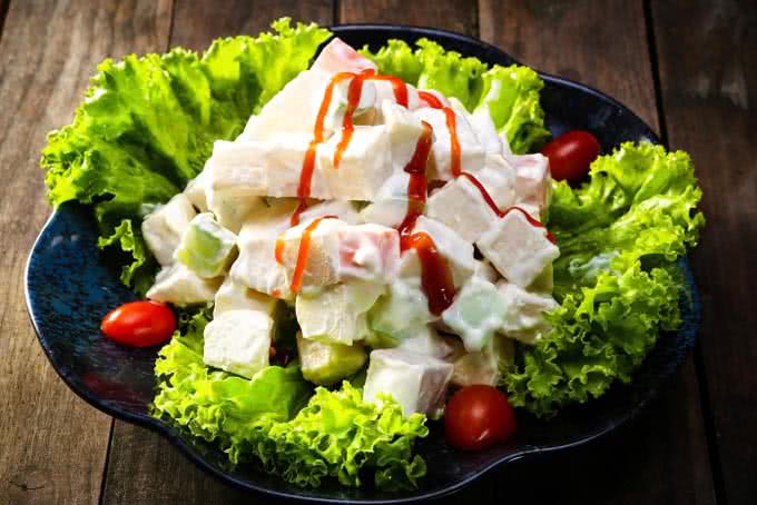 Gia đình - Tối nay ăn gì: Cách làm salad hoa quả ngon như ngoài hàng (Hình 2).