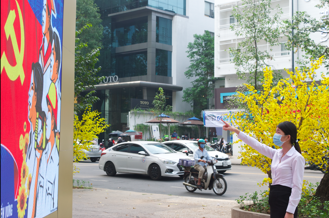 Tin nhanh -  Sắc màu chào Đại hội XIII của Đảng ở thành phố mang tên Bác (Hình 5).