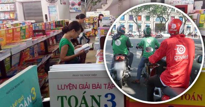 Xi nhan Trái Phải - GoViet đại chiến Grab và chuyện tranh giành thị phần sách giáo khoa