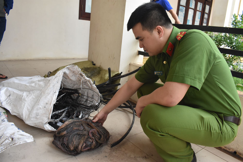 Bắc Giang: Bắt giữ ổ nhóm chuyên trộm cắp dây cáp viễn thông