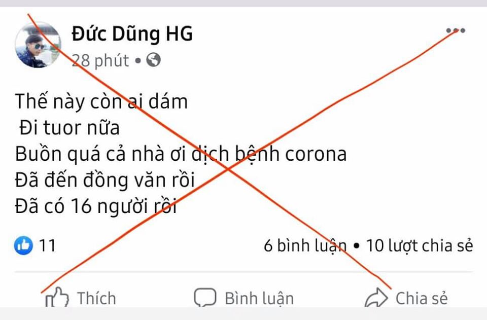 An ninh - Hình sự - Xử phạt 2 nam thanh niên vì tung tin sai sự thật về dịch bệnh Covid-19 (Hình 2).