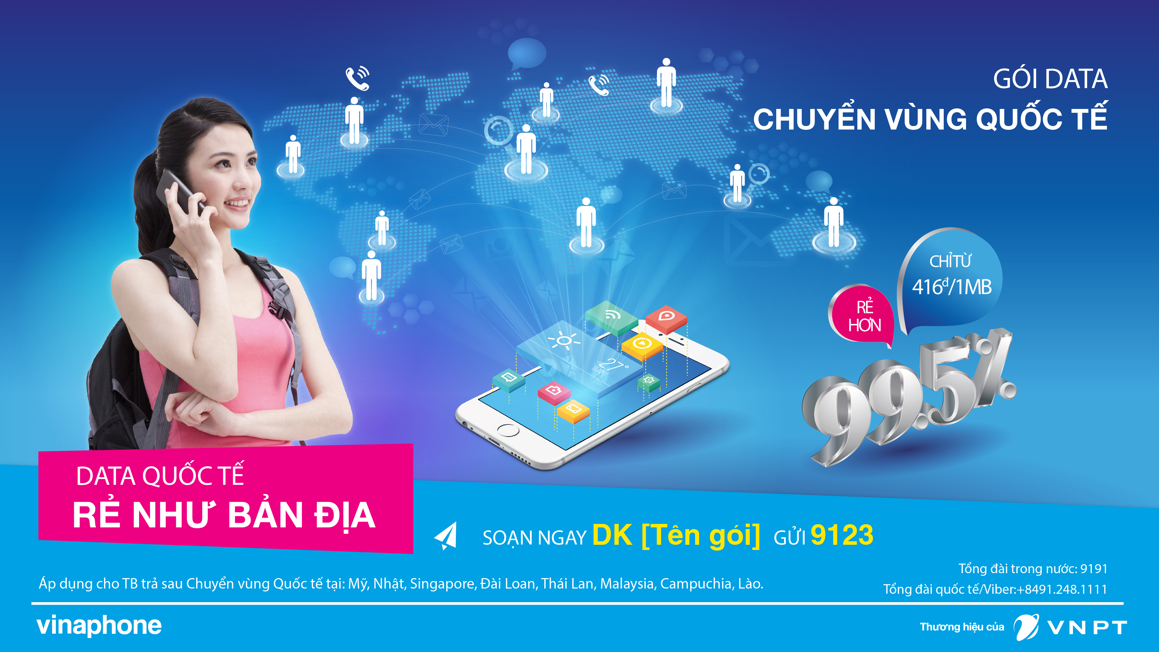 Công nghệ - VinaPhone giảm cước Data Roaming tại Mỹ và một số nước Châu Á (Hình 2).