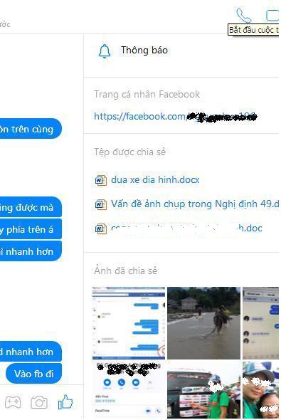 Công nghệ - Hướng dẫn cách lấy lại file word, ảnh đã chia sẻ qua facebook messenger