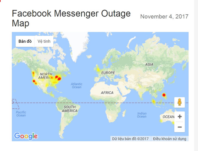 Công nghệ - Facebook Messenger 'sập' tại Việt Nam