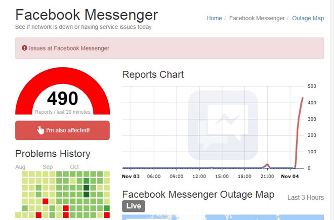 Công nghệ - Facebook Messenger 'sập' tại Việt Nam (Hình 2).