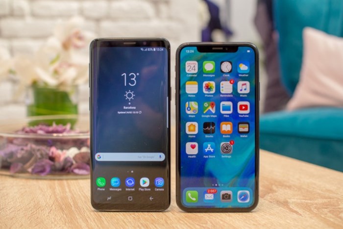 Sản phẩm - So sánh nhanh Samsung Galaxy S9 vs Apple iPhone X