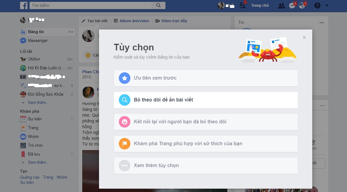 Hướng dẫn thanh lọc tin nhắn 'rác' trên Facebook (Hình 2).