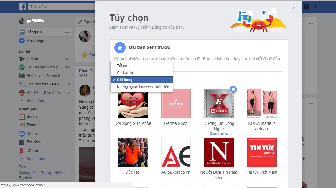 Hướng dẫn thanh lọc tin nhắn 'rác' trên Facebook (Hình 3).