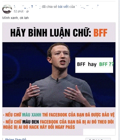 Chưa đến ngày Cá tháng Tư, cư dân Facebook đã dính 'lỡm' BFF