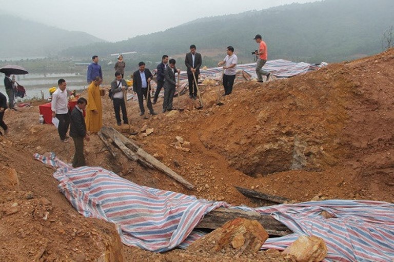 Xã hội - Quảng Ninh: Phát lộ mộ táng niên đại từ thời nhà Trần