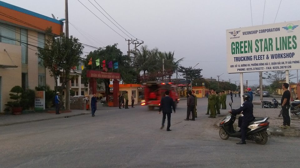 Hải Phòng: Đang cháy tàu chở dầu 2.000 tấn sau tiếng nổ lớn (Hình 2).