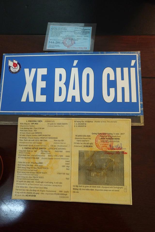 Tại sao xe cán bộ QLTT Quảng Ninh lại dán logo 'xe báo chí'? (Hình 2).