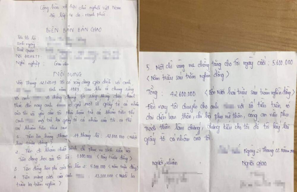 Góc nhìn luật gia - Sau chia tay, chồng đòi vợ trả hơn 42 triệu 'tiền chi phí' có đúng luật?