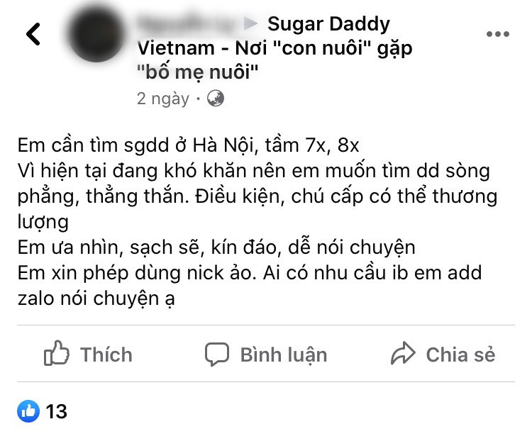 Dân sinh - Sugar Daddy - Kỳ 3: Đối mặt  kẻ khát tình tìm 'con nuôi' giải hạn