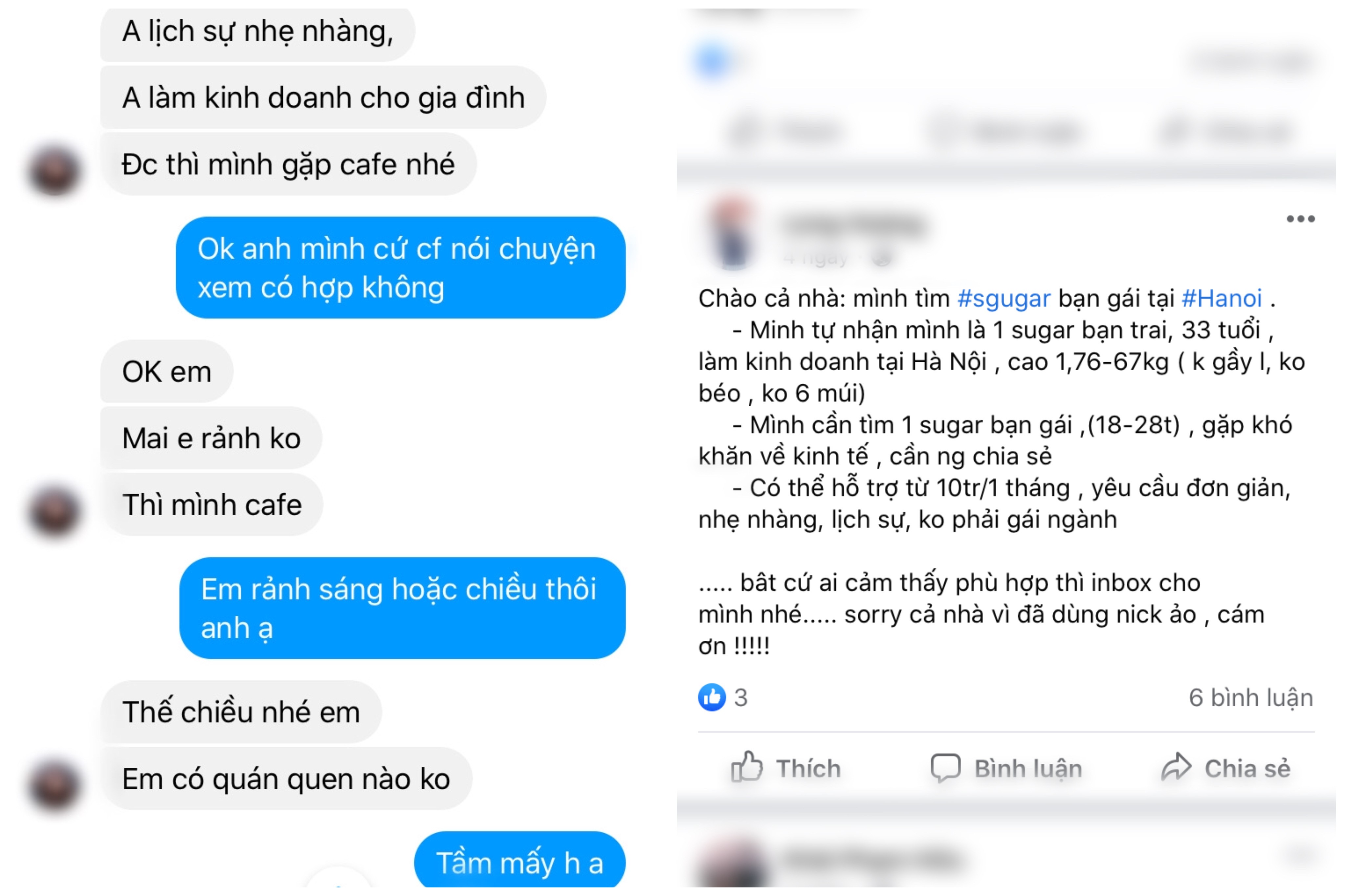 Dân sinh - Sugar Daddy - Kỳ 4: Trơ trẽn gạ 'sex thử' và 'điều khoản chung thủy'