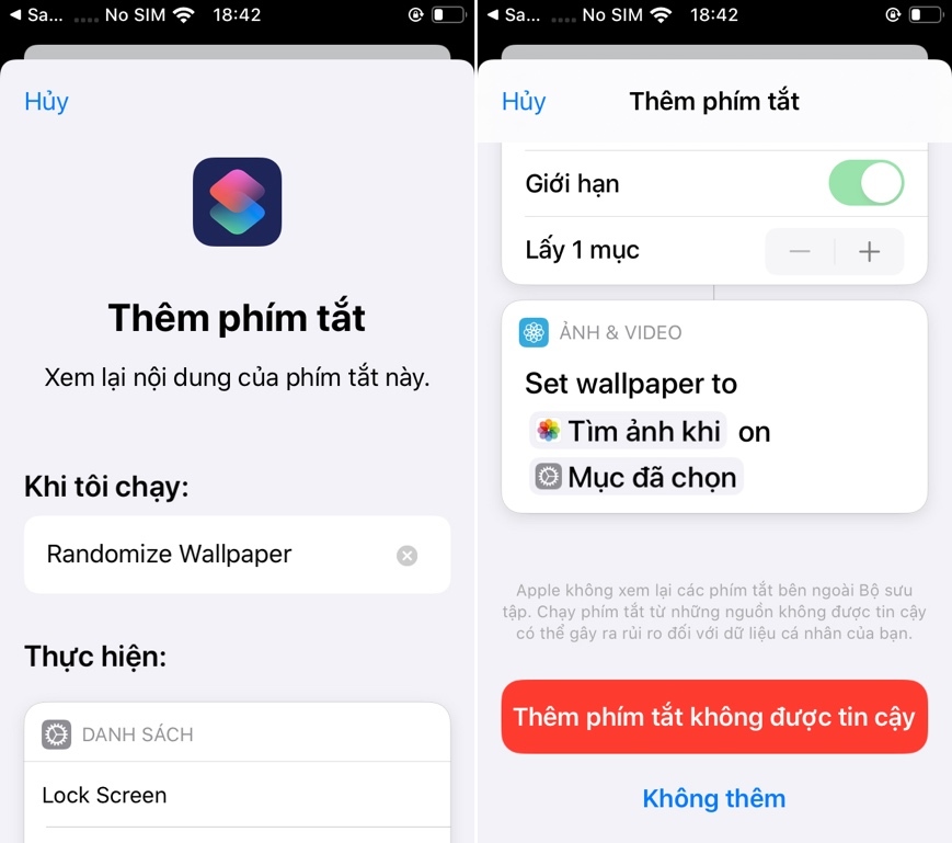 Thủ thuật - Tiện ích - Cách đổi hình nền tự động mỗi ngày trên iOS 13 (Hình 5).