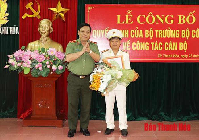 Tin nhanh - Bộ Công an bổ nhiệm Trưởng Công an TP.Thanh Hóa mới