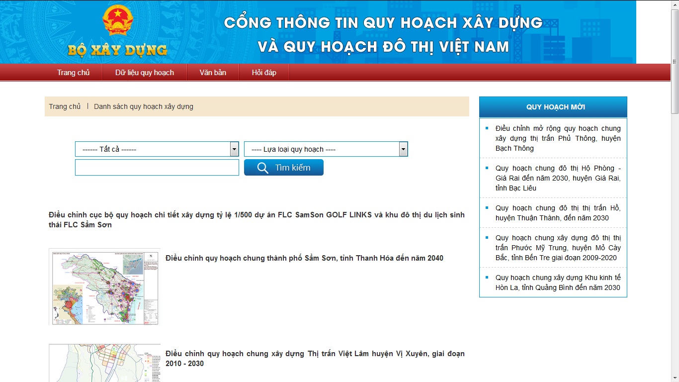 Bất động sản - Các tỉnh, thành phố phải công khai đồ án quy hoạch đất đai lên cổng thông tin điện tử