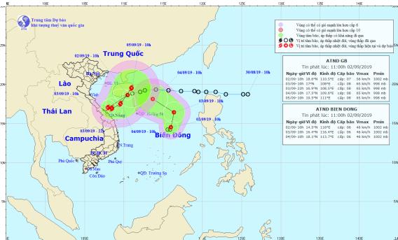 Tin nhanh - Áp thấp nhiệt đới kép diễn biến phức tạp, nguy cơ mưa lũ lớn (Hình 2).