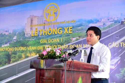 Chính sách - Thông xe đường Vành đai 3 dưới thấp, đoạn Mai Dịch - Cầu Thăng Long