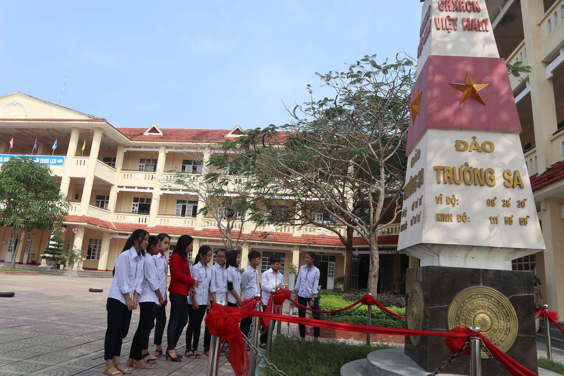 Tin nhanh - Độc đáo ngôi trường có 16 lớp học mang tên các hòn đảo Trường Sa, Hoàng Sa