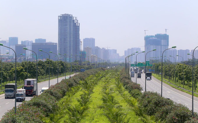 Tin nhanh - Hà Nội tổ chức lại giao thông trên đại lộ Thăng Long để cải tạo, sửa chữa