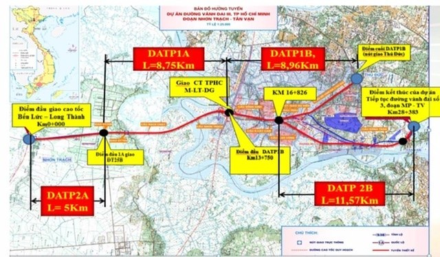 Đầu tư - Dự chi 6.660 tỷ đồng xây 16km đường vành đai 3 TP HCM đoạn đoạn Tân Vạn – Nhơn Trạch