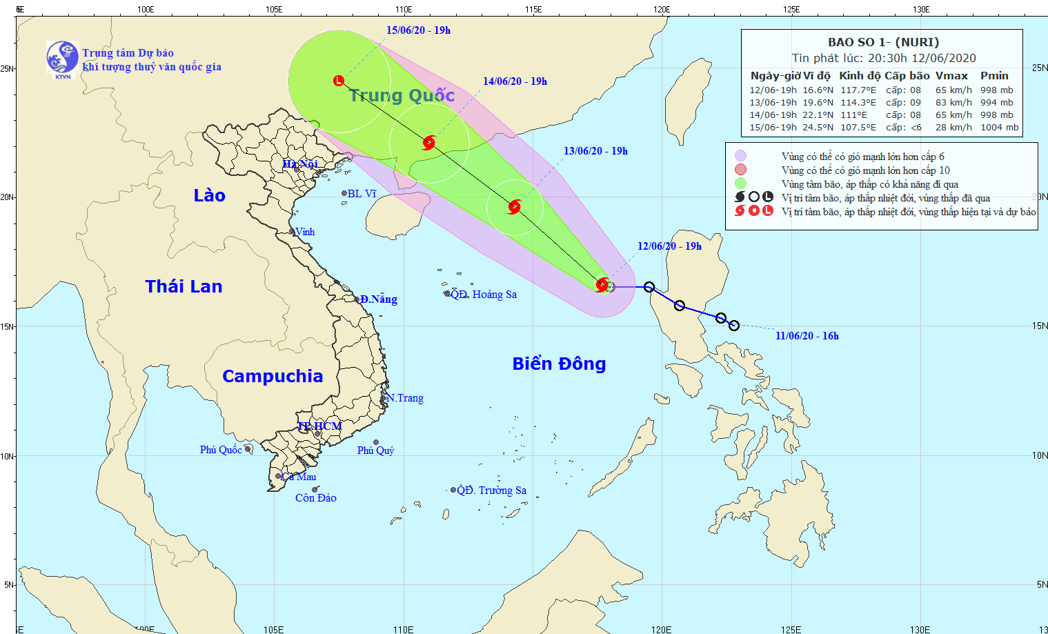 Tin nhanh - Áp thấp mạnh thành bão số 1, gây mưa lớn diện rộng 3 ngày tới