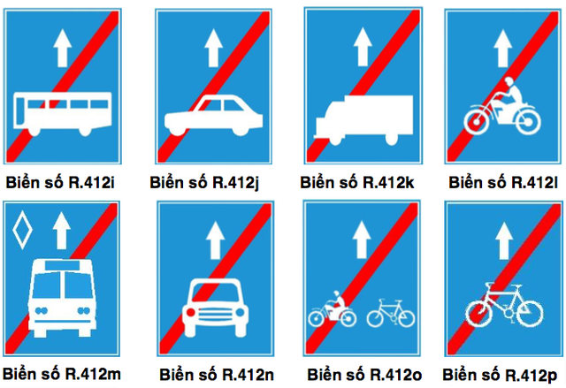 Chính sách - Quy chuẩn mới về biển báo từ 1/7, hiểu biển gộp làn đường và phân làn đường thế nào để không bị phạt? (Hình 3).