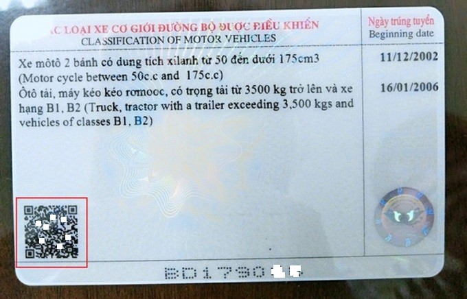 Góc nhìn luật gia - Có được tách hạng giấy phép lái xe đã tích hợp không?