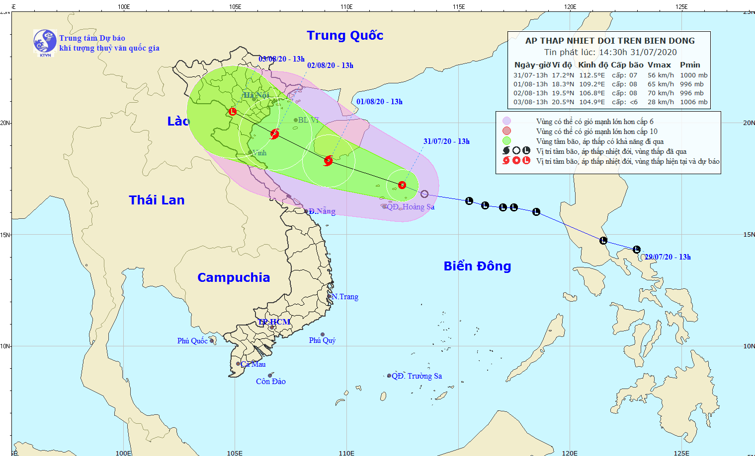 Tin nhanh - Công điện khẩn ứng phó áp thấp diễn biến phức tạp đang mạnh lên