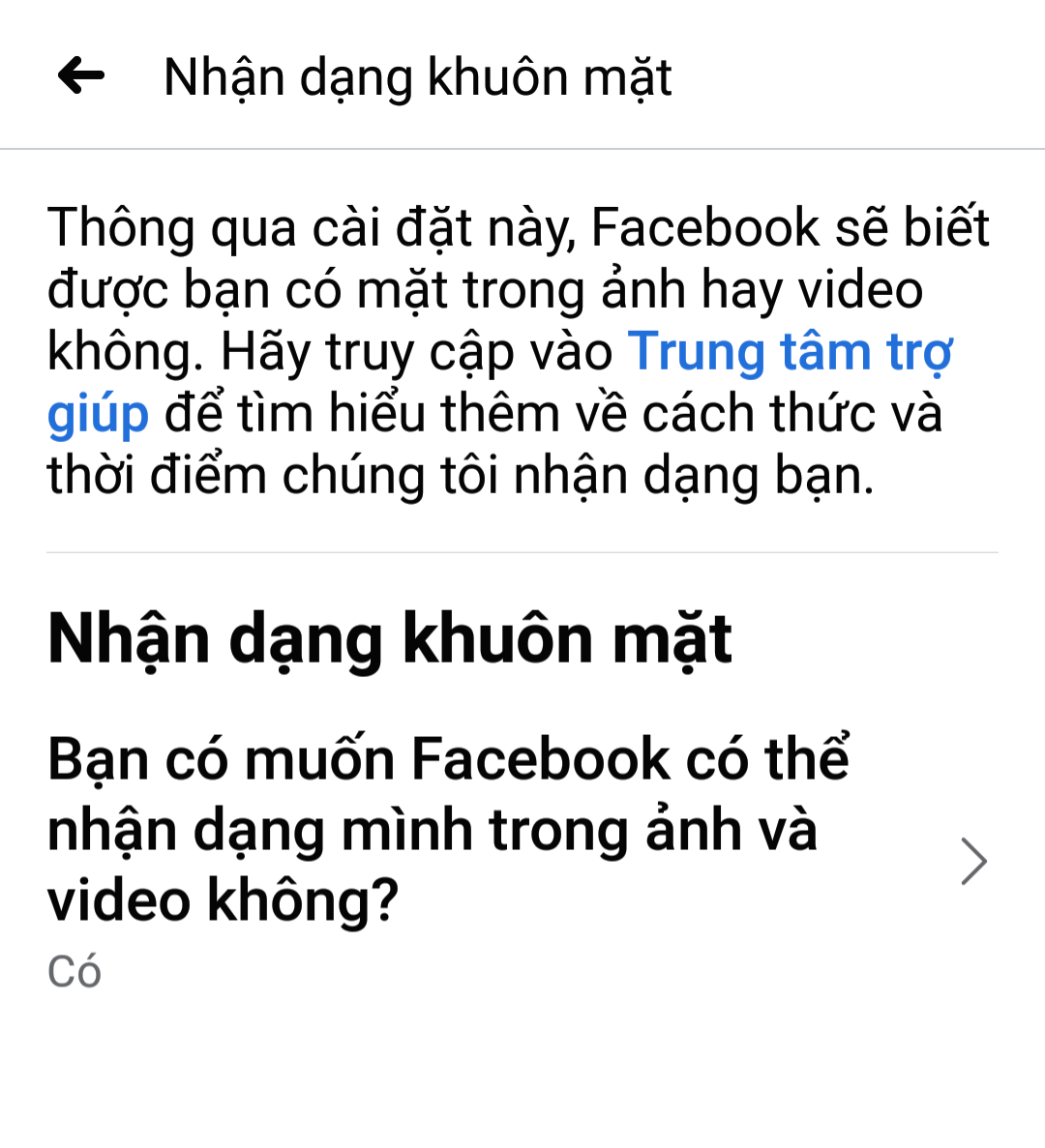 Thủ thuật - Tiện ích - Hướng dẫn cách tắt tính năng nhận diện khuôn mặt trên Facebook (Hình 4).