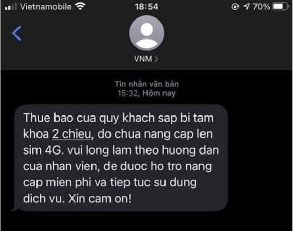 Cuộc sống số - Khuyến cáo để tránh mắc bẫy chiêu thức lừa đảo nâng cấp sim 4G 