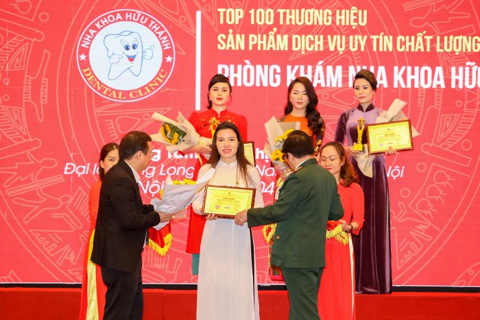 Cần biết -  Phòng khám Nha Khoa Hữu Thành dự đạt “Top 100 Thương hiệu sản phẩm dịch vụ uy tín chất lượng”