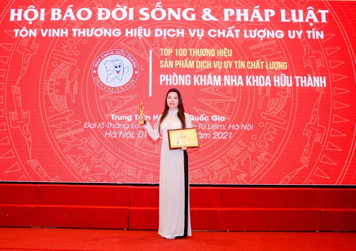 Cần biết -  Phòng khám Nha Khoa Hữu Thành dự đạt “Top 100 Thương hiệu sản phẩm dịch vụ uy tín chất lượng” (Hình 3).