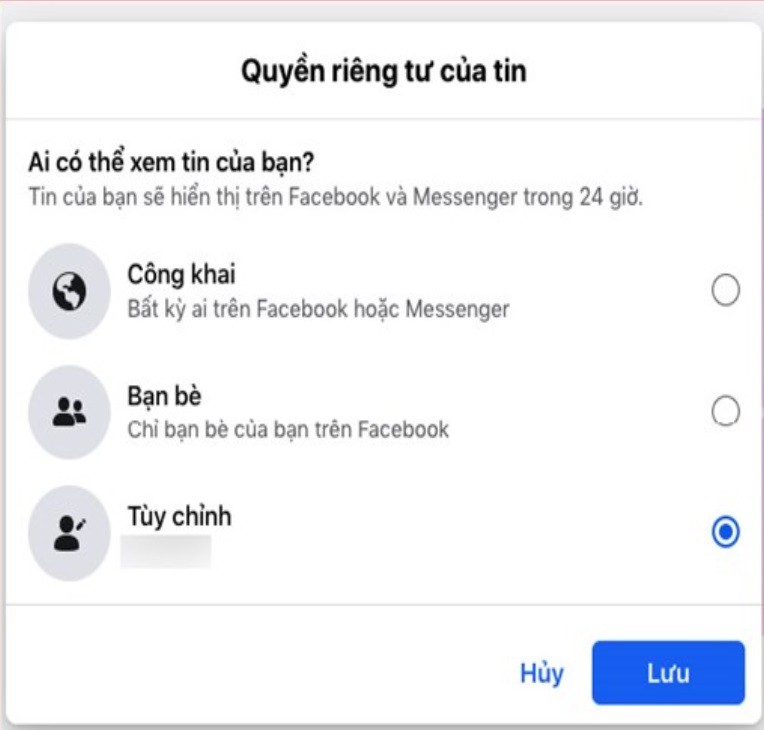 Thủ thuật - Tiện ích - Cách ẩn story trên Facebook với một số người (Hình 6).